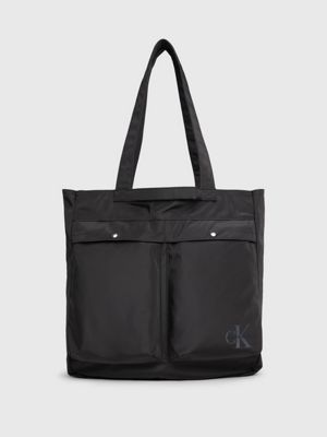 Calvin klein signature shop reversible tote with pouch