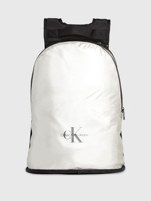 Calvin klein white backpack on sale