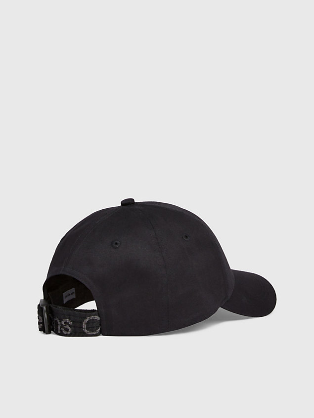 black twillowa czapka z daszkiem dla mężczyźni - calvin klein jeans