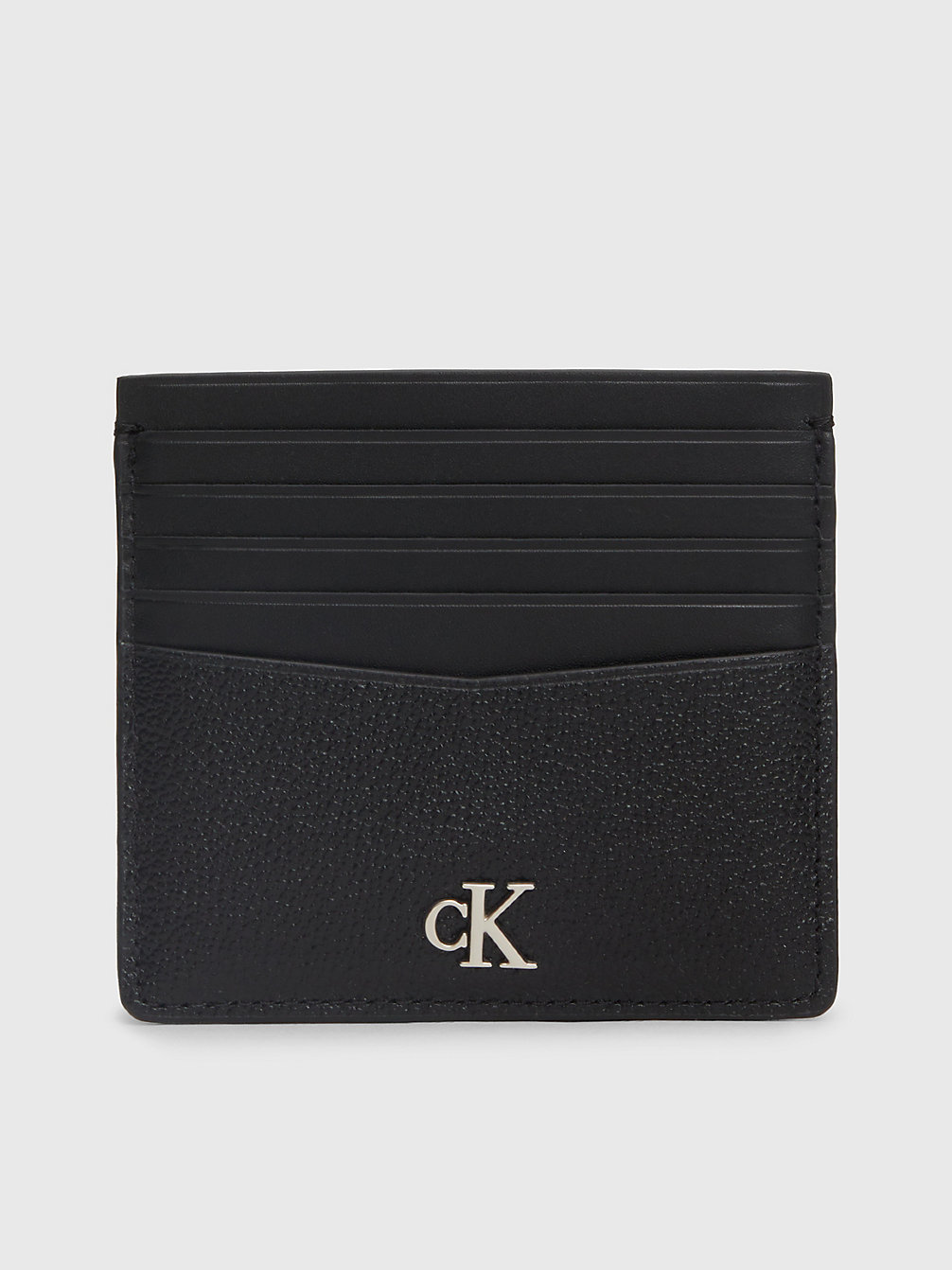 BLACK Leather Rfid Cardholder undefined Men Calvin Klein