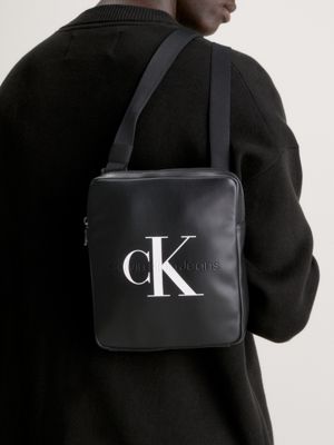 Calvin klein bag black and white best sale