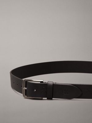 allover print leather belt for men calvin klein jeans