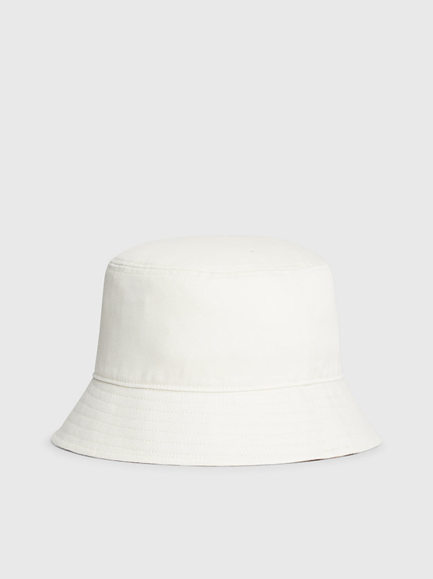 egret canvas bucket hat for men calvin klein