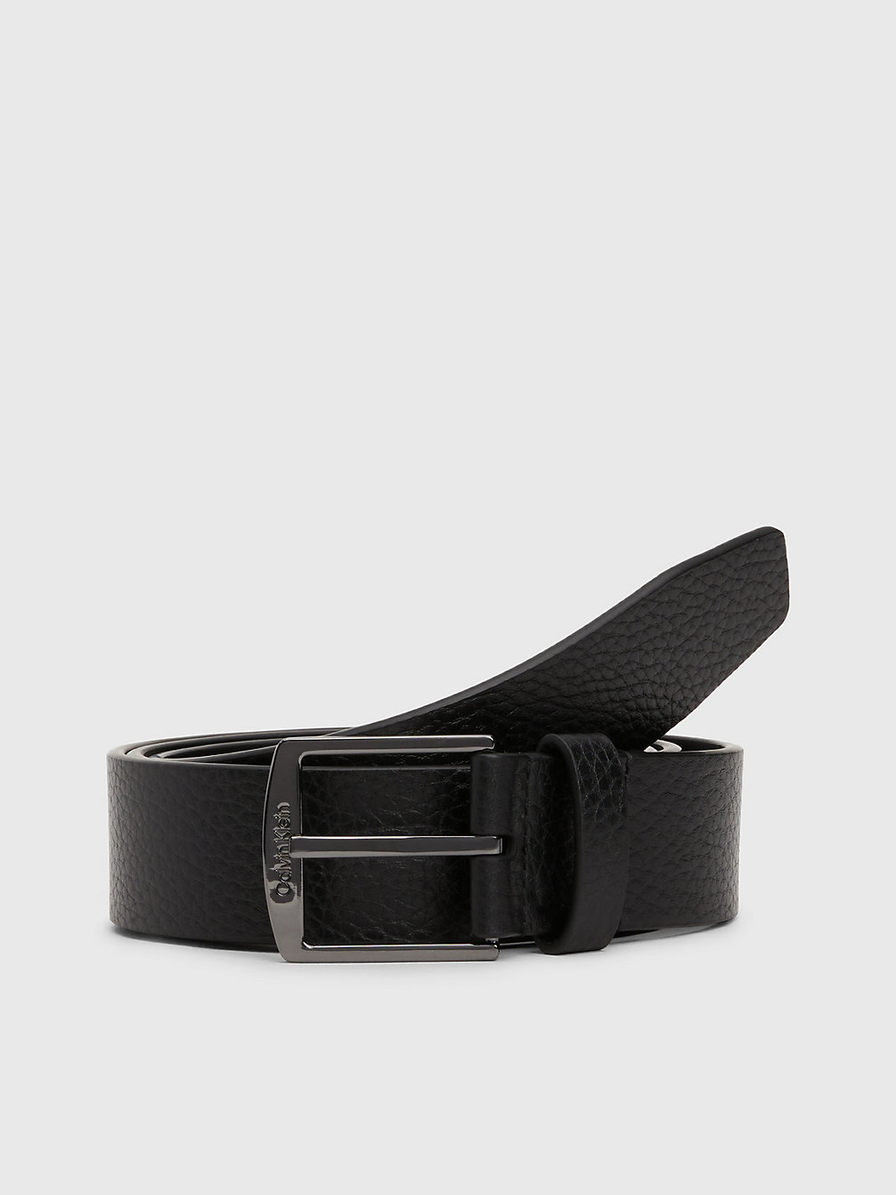 CK BLACK PEBBLE Cintura In Pelle undefined Uomini Calvin Klein