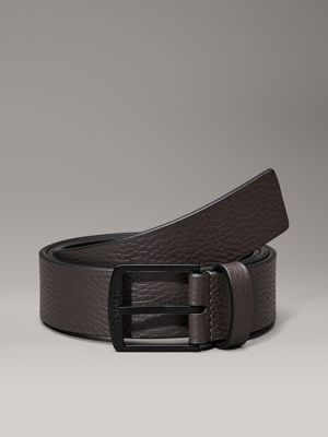 brown leather belt for men calvin klein