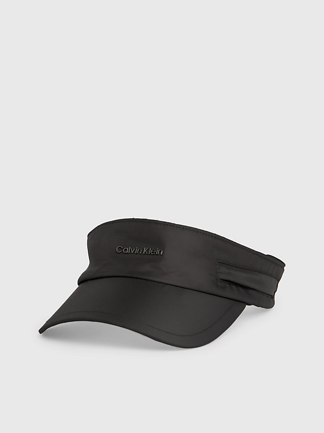 black visor for men calvin klein