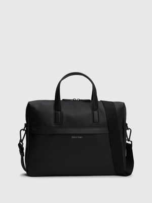 Calvin klein logo hot sale laptop bag