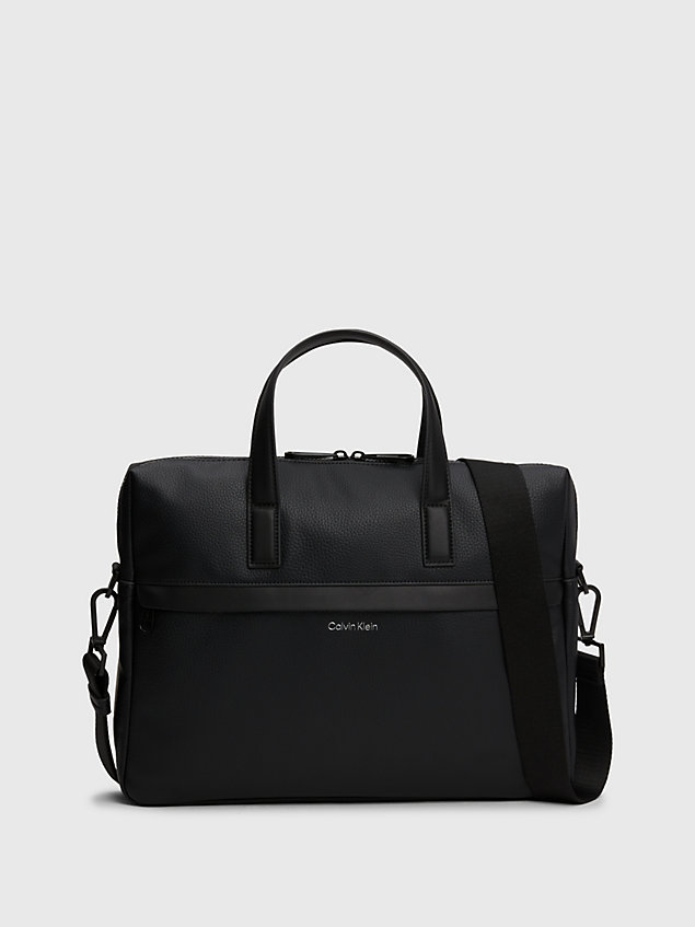 black torba na laptopa dla mężczyźni - calvin klein