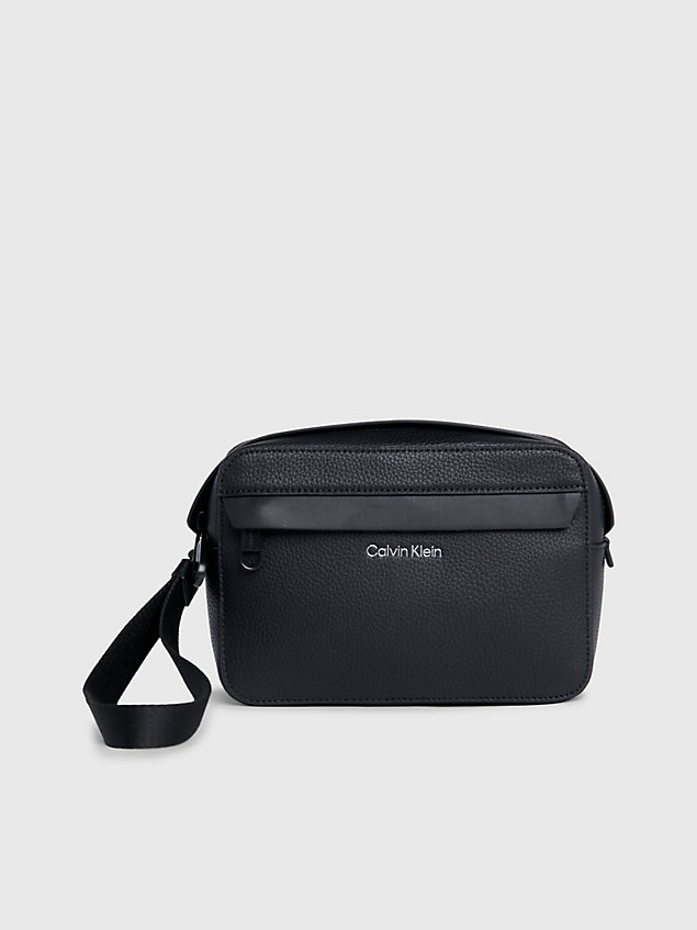 black kompaktowa walizka dla mężczyźni - calvin klein