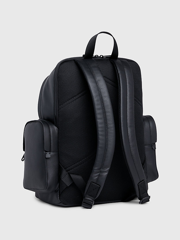 ck black pebble utility backpack for men calvin klein
