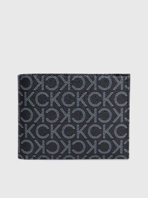 Calvin Klein Portafoglio piccolo da uomo Subtle Mix Bifold 6Cc W/Bill  K50K509182 Nero