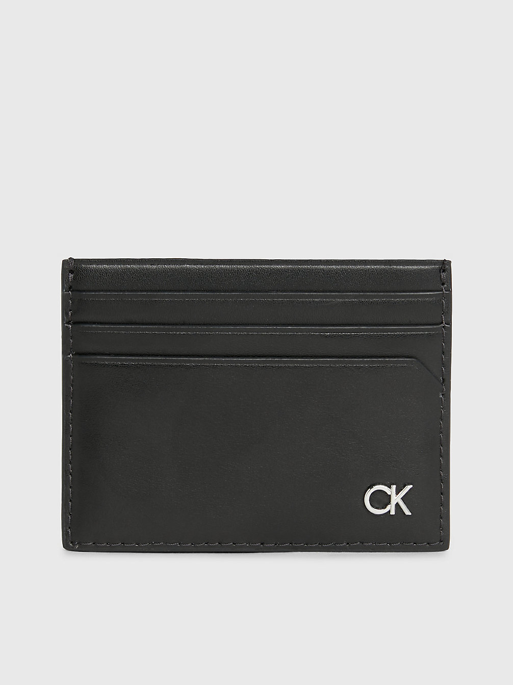 CK BLACK Leather  Cardholder undefined Men Calvin Klein