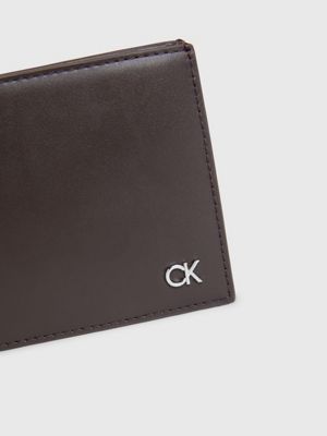 Calvin klein clearance leather billfold wallet