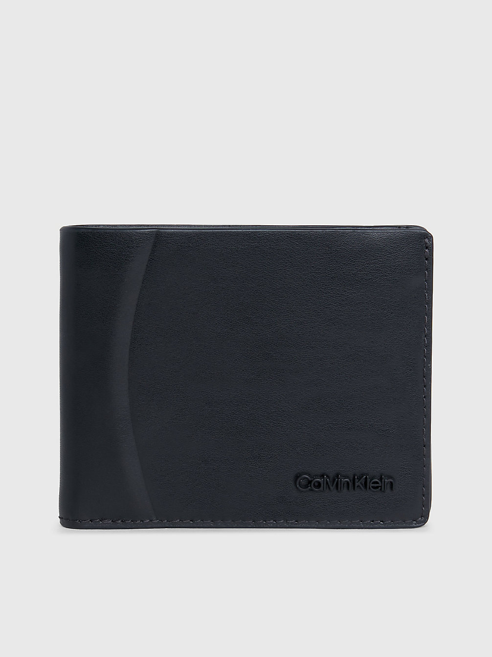 CK BLACK SMOOTH Leather Rfid Billfold Wallet undefined Men Calvin Klein