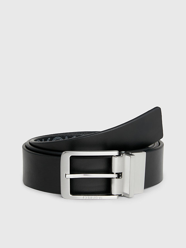 black reversible logo belt gift set for men calvin klein