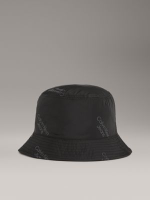 allover print logo bucket hat for men calvin klein jeans