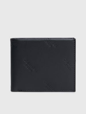 Calvin Klein Portafoglio piccolo da uomo Subtle Mix Bifold 6Cc W/Bill  K50K509182 Nero