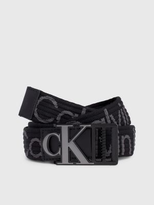 Calvin Klein Men's 3 Pack Web Belt Set, Black, Dark RED, Navy, One Size :  : Clothing, Shoes & Accessories