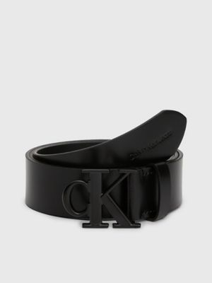 Calvin Klein Jeans must loop belt 30mm Noir - Accessoires textile