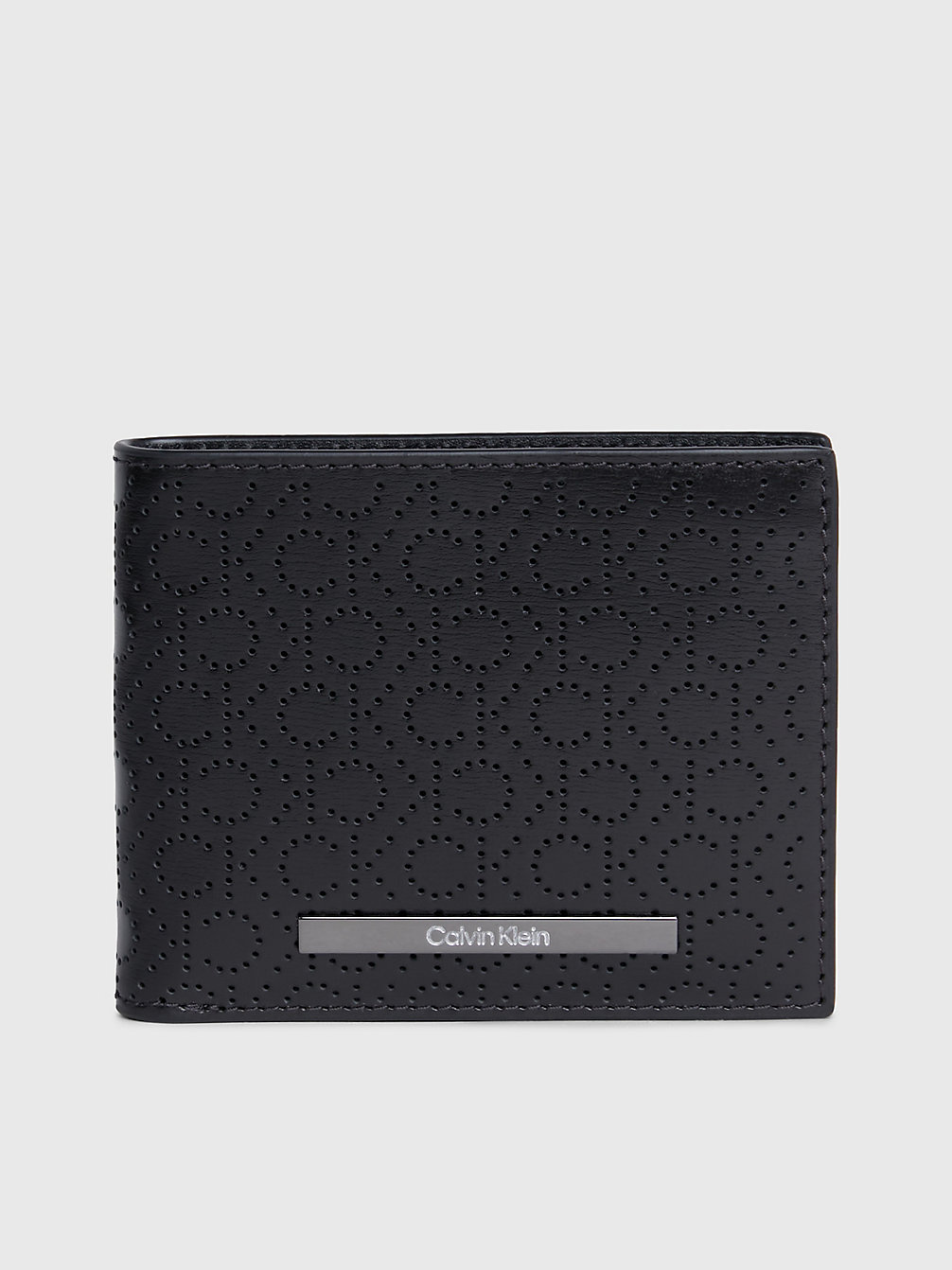 CK MONO PERF BLACK Portafoglio Porta Banconote Rfid In Pelle Con Logo Slim undefined Uomini Calvin Klein