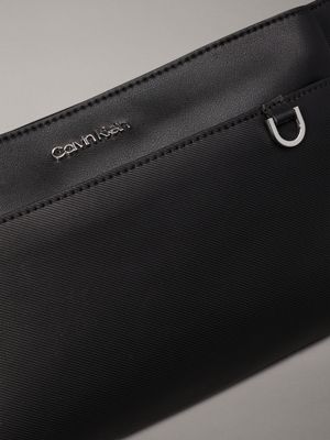 ck black twill bum bag for men calvin klein