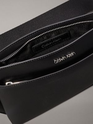 ck black twill bum bag for men calvin klein