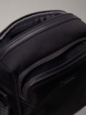 ck black small reporter bag for men calvin klein