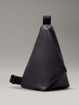black crossbody sling bag for men calvin klein