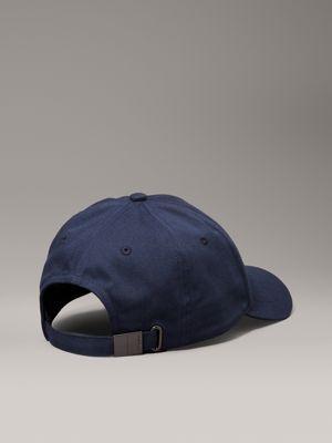 dark sapphire twill cap for men calvin klein