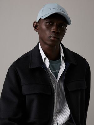 goblin blue twill cap for men calvin klein