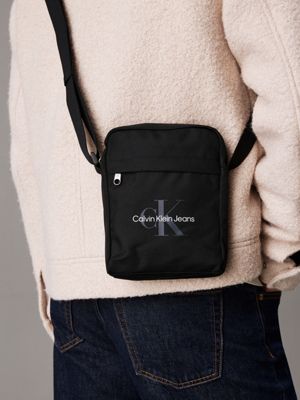 black crossbody bag for men calvin klein jeans