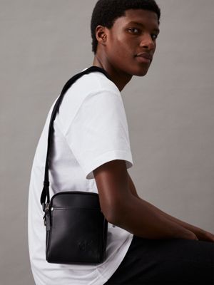 black reporter bag for men calvin klein jeans