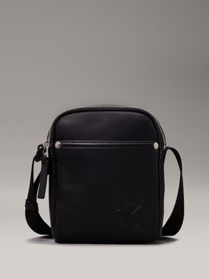 black reporter bag for men calvin klein jeans