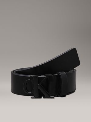 black leather belt for men calvin klein jeans