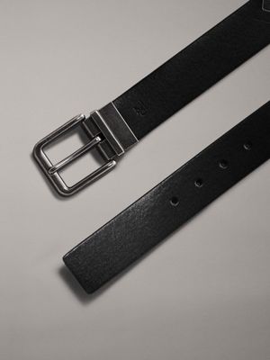 black/allover print reversible leather belt for men calvin klein jeans