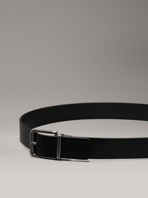 black/allover print reversible leather belt for men calvin klein jeans