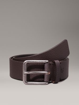 brown reversible leather belt for men calvin klein jeans