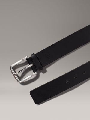 black leather belt for men calvin klein jeans