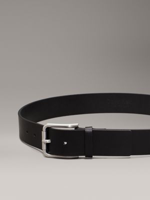 black leather belt for men calvin klein jeans