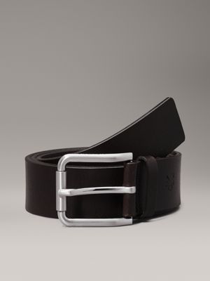 brown leather belt for men calvin klein jeans