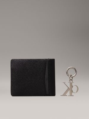 black wallet and keyring gift set for men calvin klein jeans