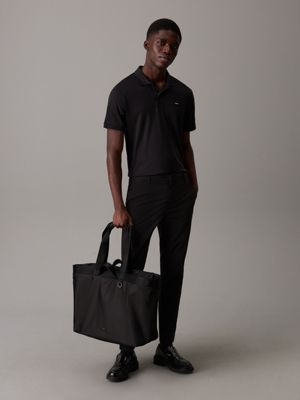 ck black oversized tote bag for men calvin klein