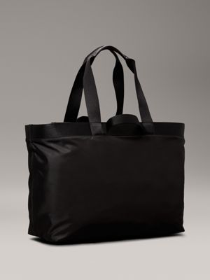 ck black oversized tote bag for men calvin klein