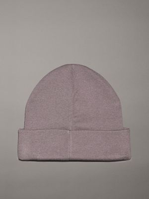 titanium knit beanie for men calvin klein jeans