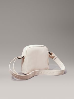 eggshell crossbody bag for men calvin klein jeans