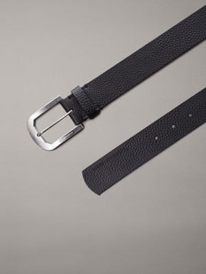 black leather belt for men calvin klein jeans