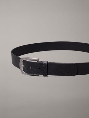 black leather belt for men calvin klein jeans