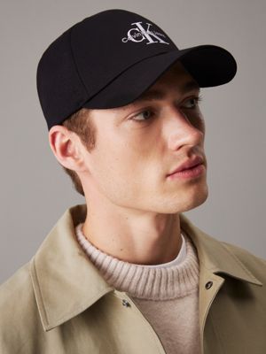 black logo cap for men calvin klein jeans