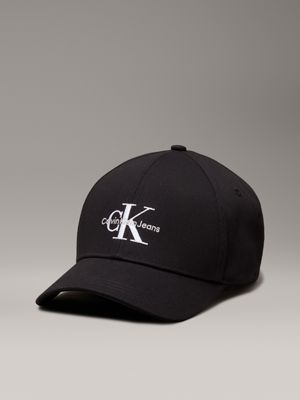 black logo cap for men calvin klein jeans