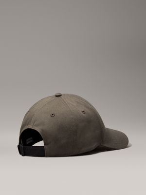 brown logo cap for men calvin klein jeans